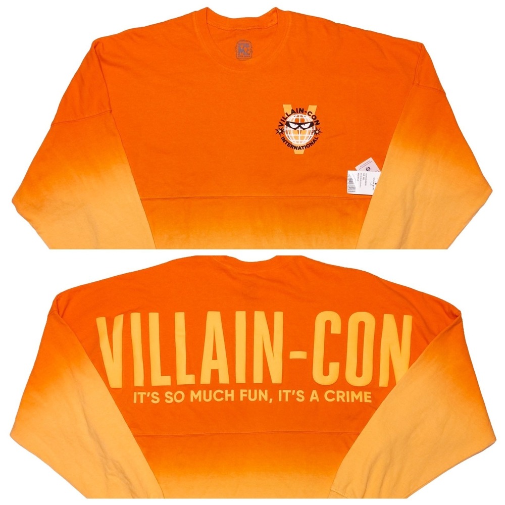 UNIVERSAL Despicable Me Spirit Jersey Villain-Con Minion Blast Orange Medium M